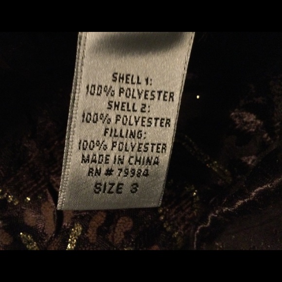 NWOT. Chico’s Reversible Quilted Vest, Dark Plum, XL. - Picture 9 of 9